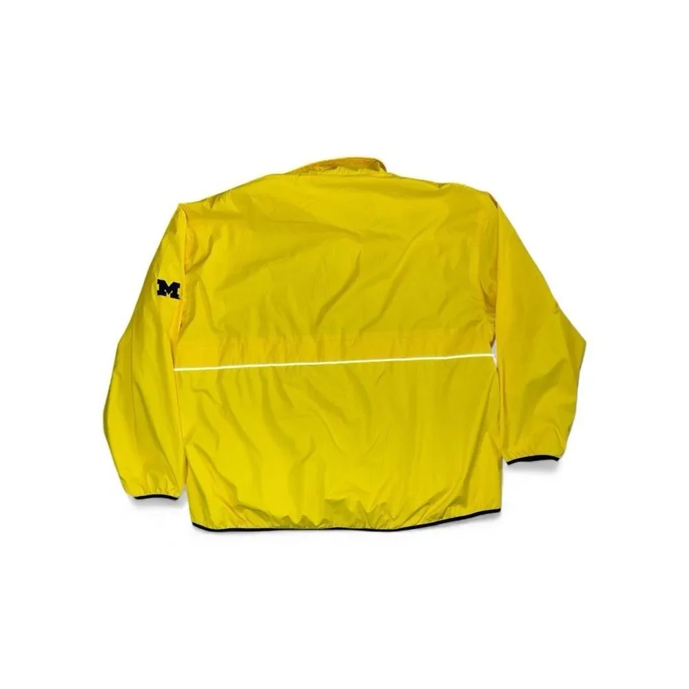 Michigan Wolverines Quarter-Zip Windbreaker Jacket - Pro Edge - Men’s XXL